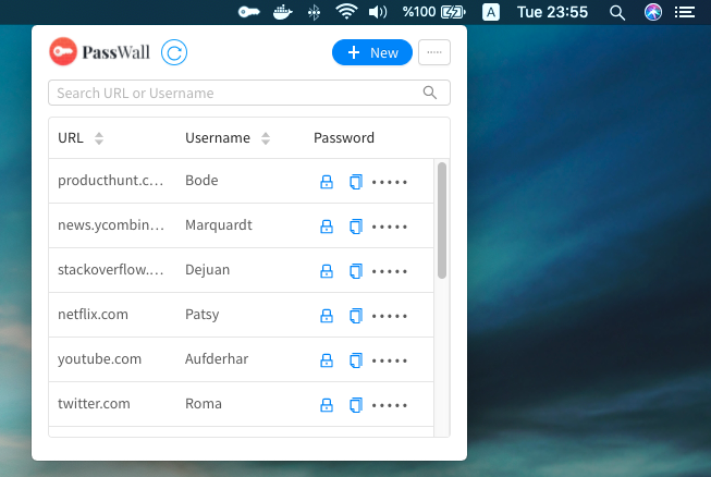 PassWall Desktop Screenshot